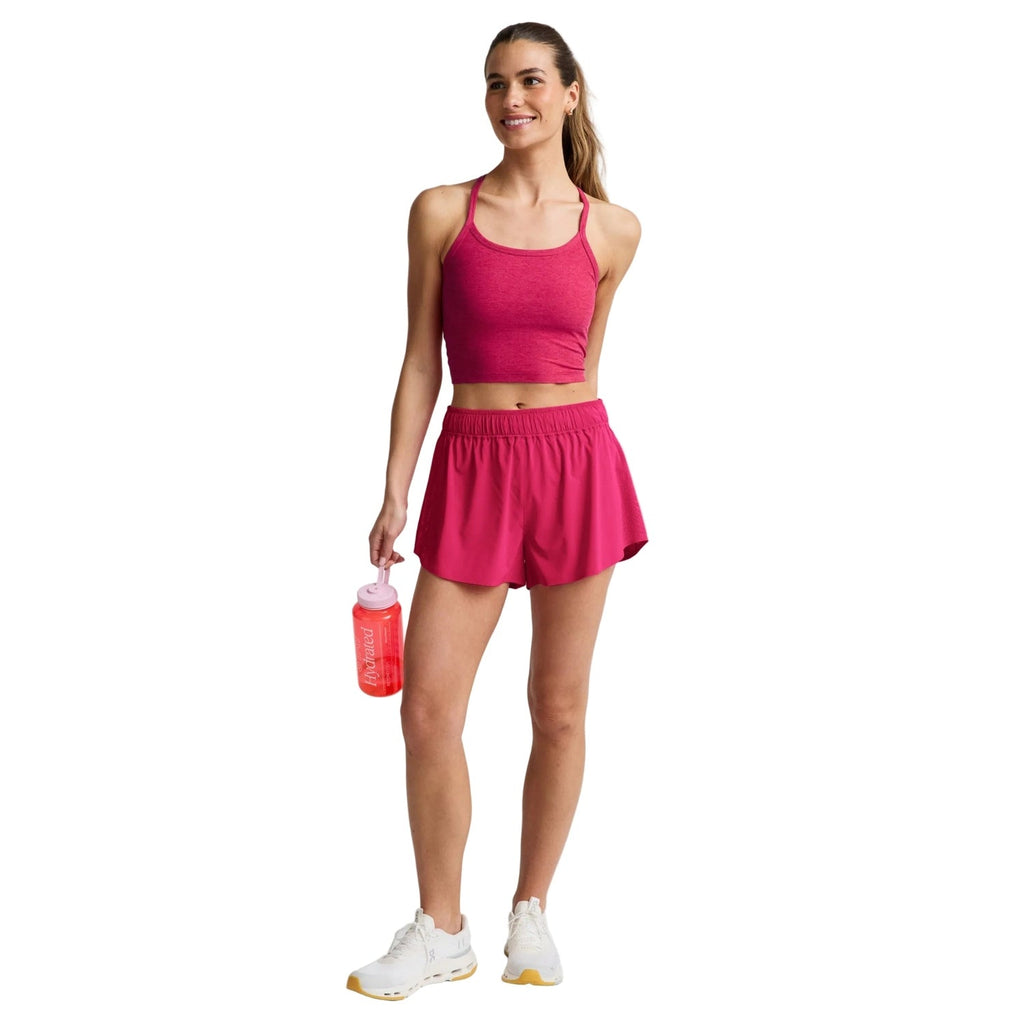 Women's Spacedye Slim Racerback Cropped Tank