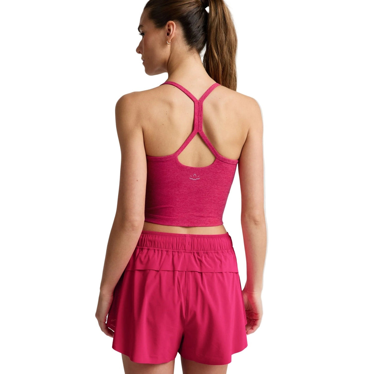 Women's Spacedye Slim Racerback Cropped Tank