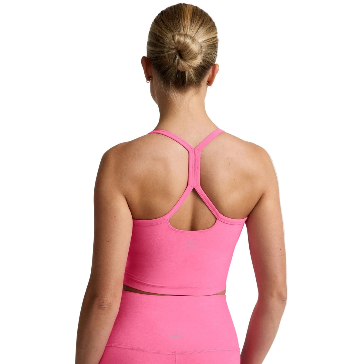 Women's Spacedye Slim Racerback Cropped Tank
