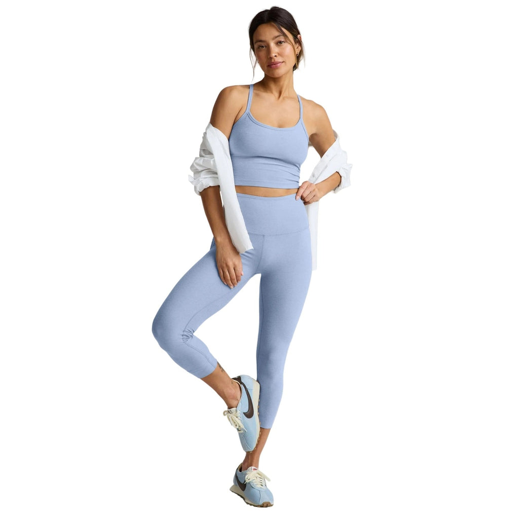 Women's Spacedye Slim Racerback Cropped Tank