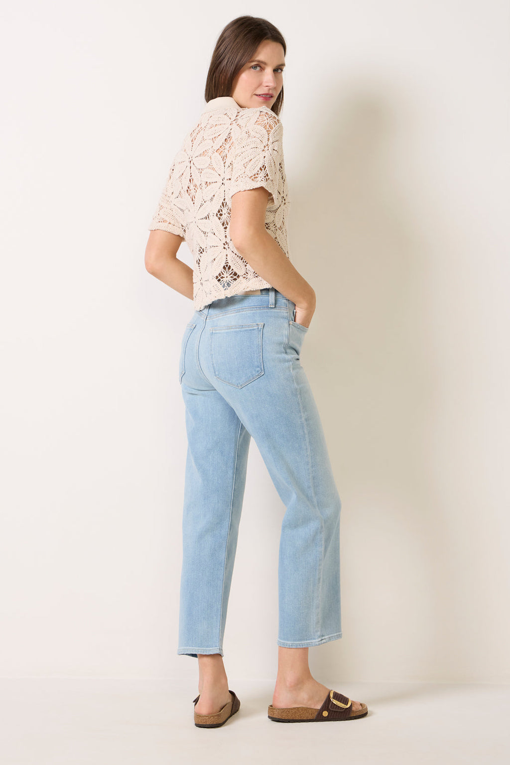 Stevie Crop Straight Jean