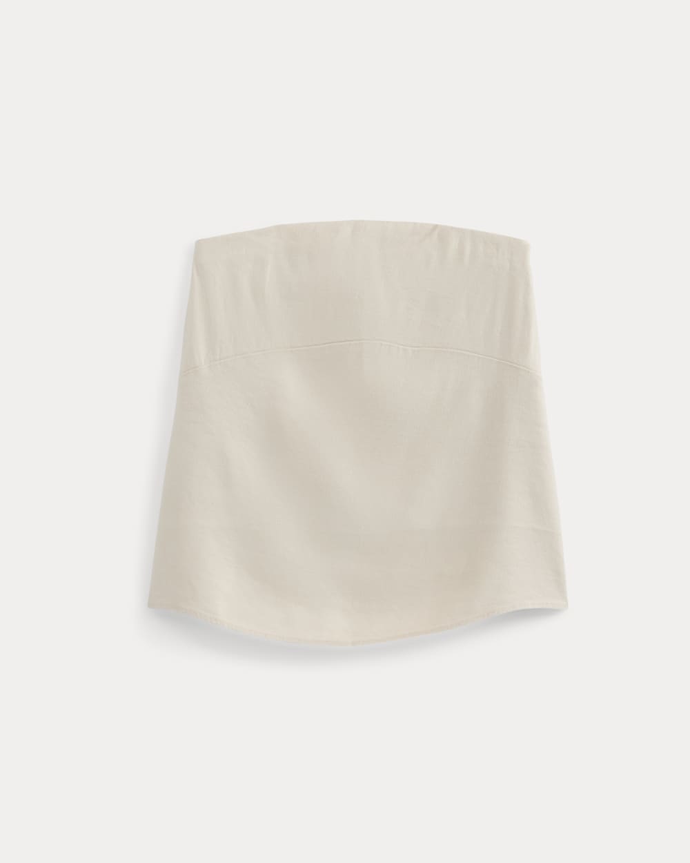 Tube Top in Stretch Linen | Birch