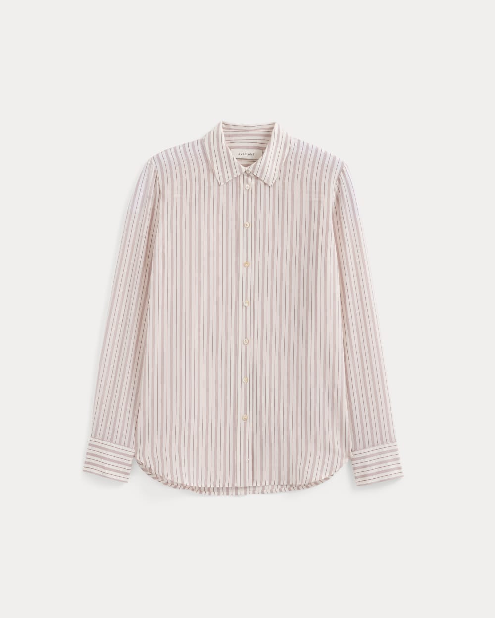 The Must-Have Shirt in Washable Silk | Bone / Rose