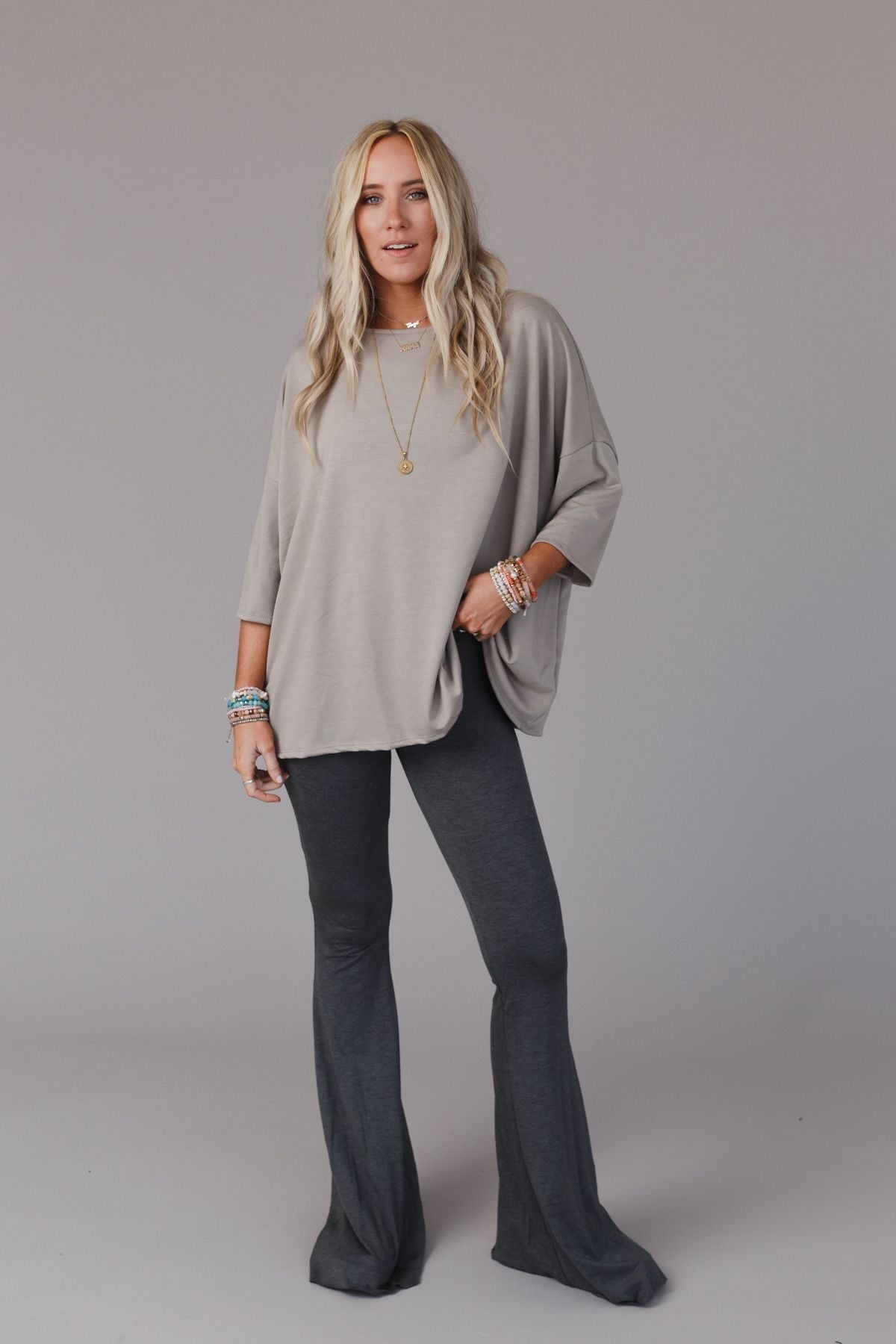 The Nest Cozy Cool Oversized Tee - Coco
