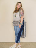 Jolie Prairie Top - Taupe