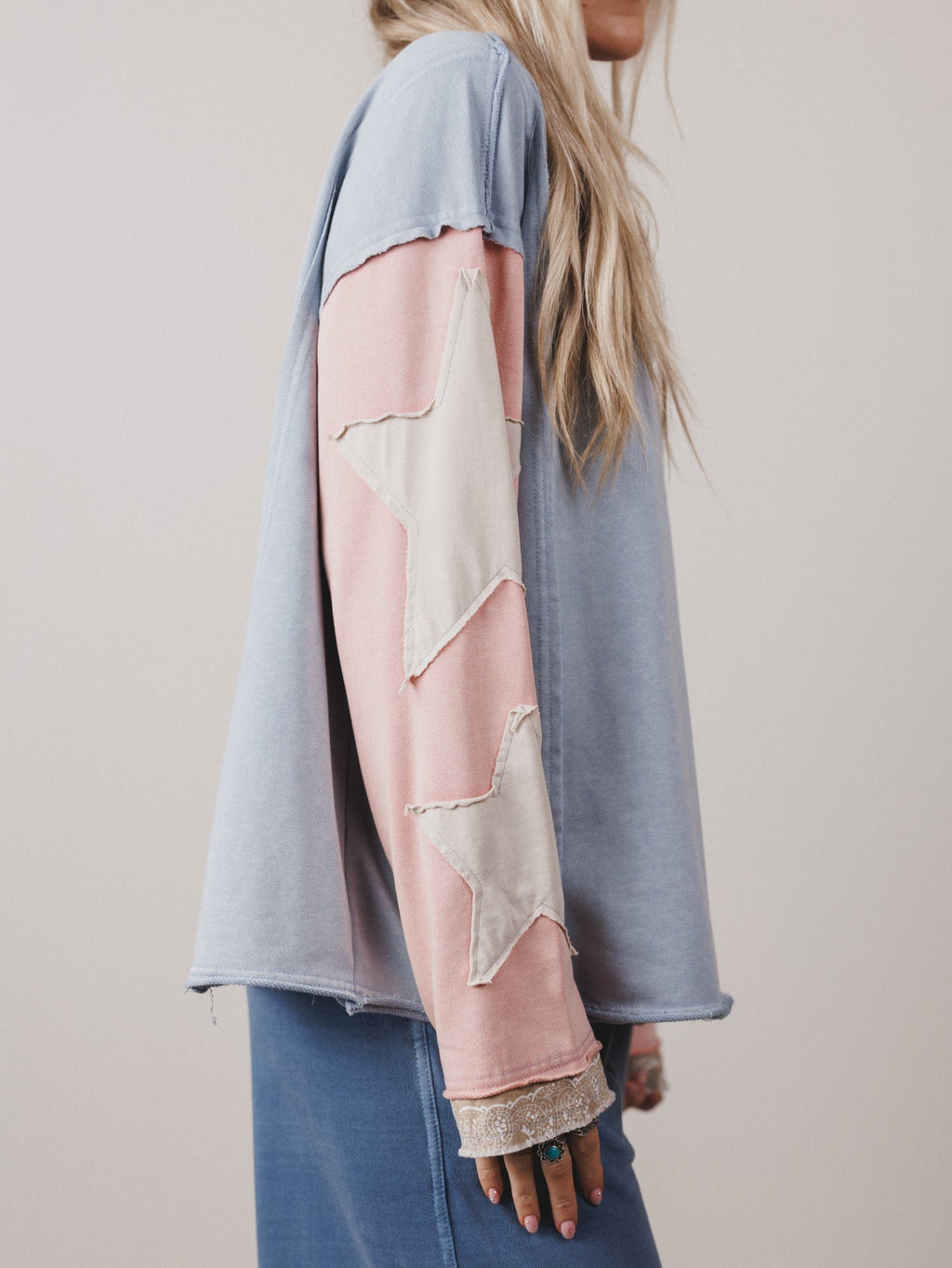 Stargaze Long Sleeve Top - Blue