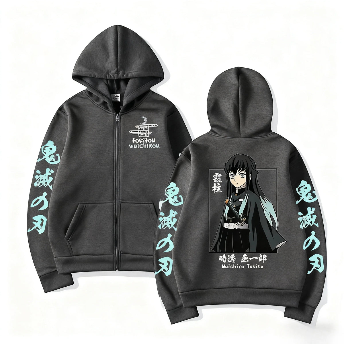 Anime Jacket Zip Up Casual Tops Streetwear 2026 Autumn Winter Long Sleeve Pullover Men Women