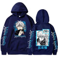 Japan Anime Jujutsu Kaisen Satoru Gojo Hoodie Oversized Unisex Cool Casual Streetwear Street Fashion Pullover Clothing