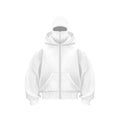 Men Zip Hoodie Winter Warm Casual Sweatshirt Y2K with Hooded Face Mask Zipper Design Sports Jacket Outdoor Activities