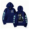 Anime Jacket Zip Up Casual Tops Streetwear 2026 Autumn Winter Long Sleeve Pullover Men Women