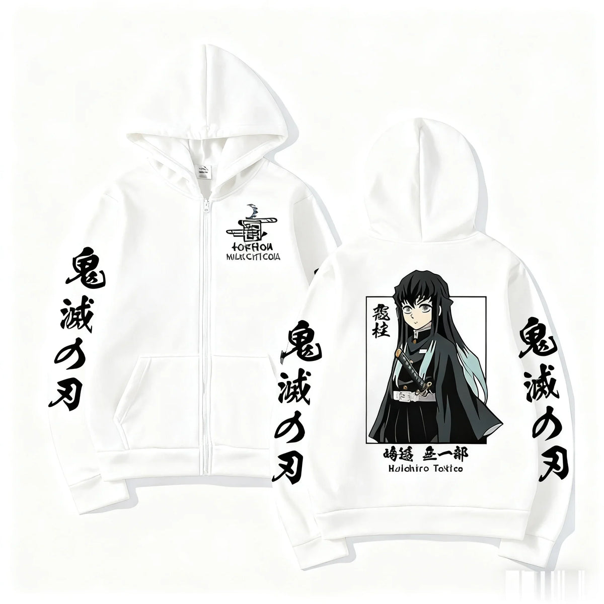 Anime Jacket Zip Up Casual Tops Streetwear 2026 Autumn Winter Long Sleeve Pullover Men Women