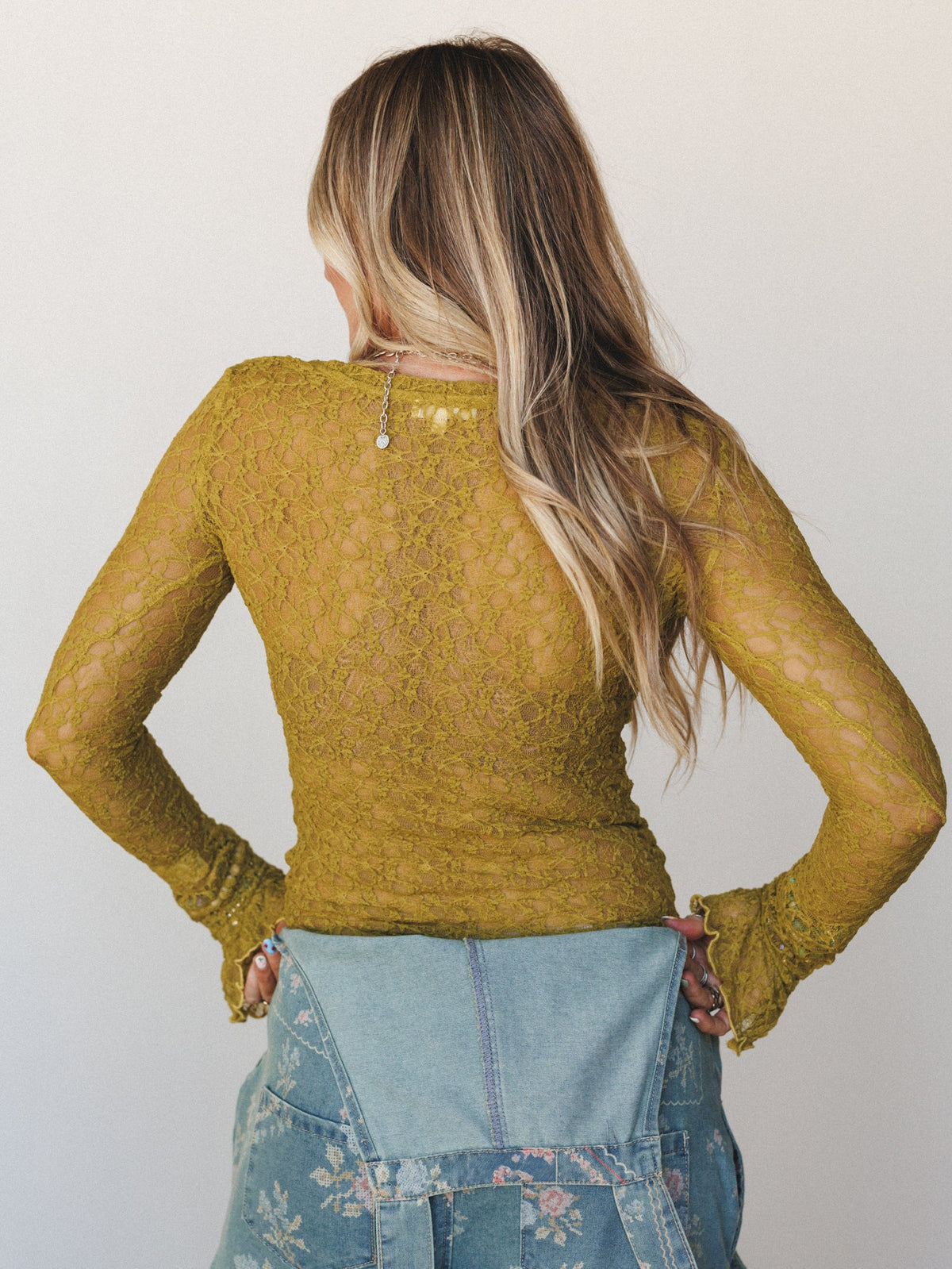 Seaside Soul Long Sleeve Top - Green