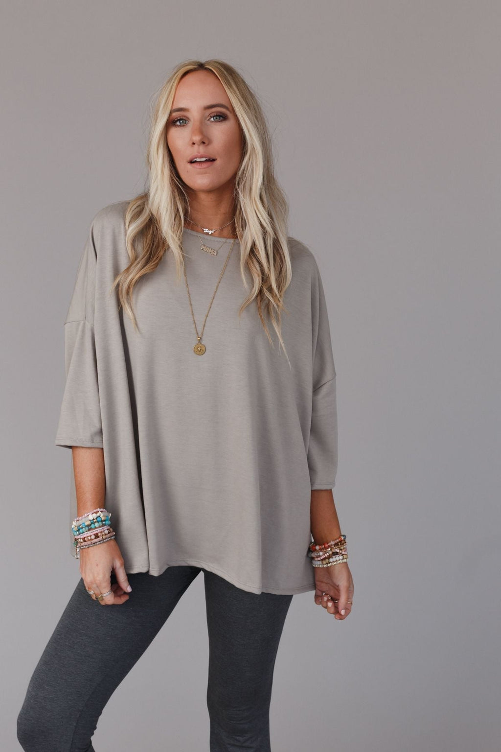 The Nest Cozy Cool Oversized Tee - Coco