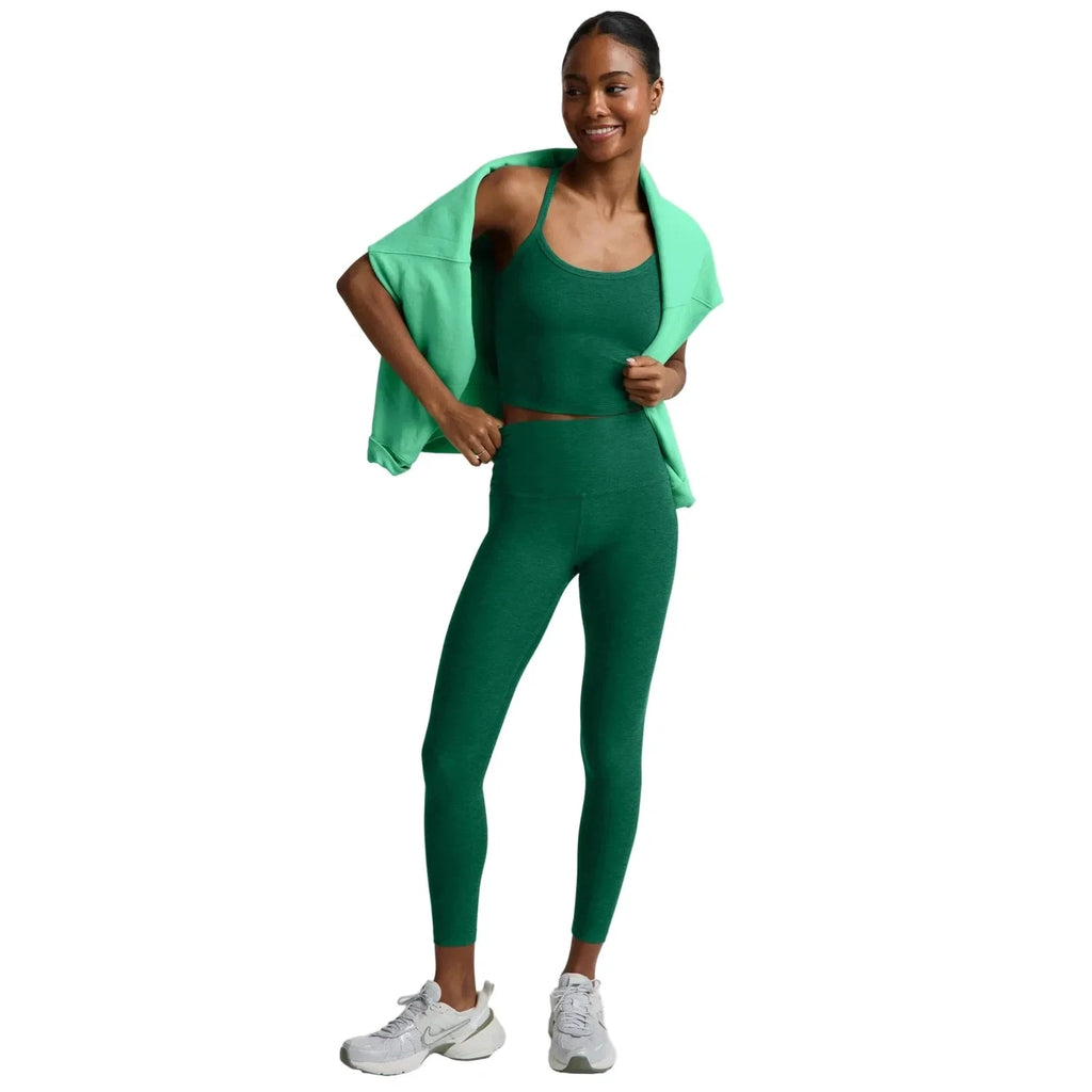 Women's Spacedye Slim Racerback Cropped Tank