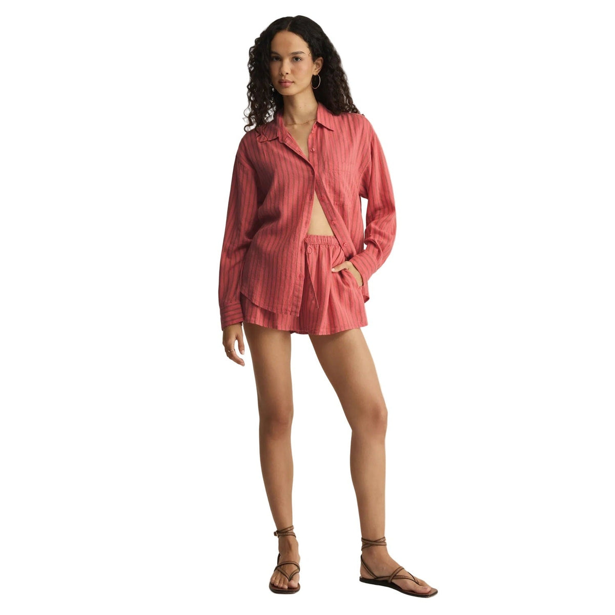 Women's The Perfect Striped Button Up