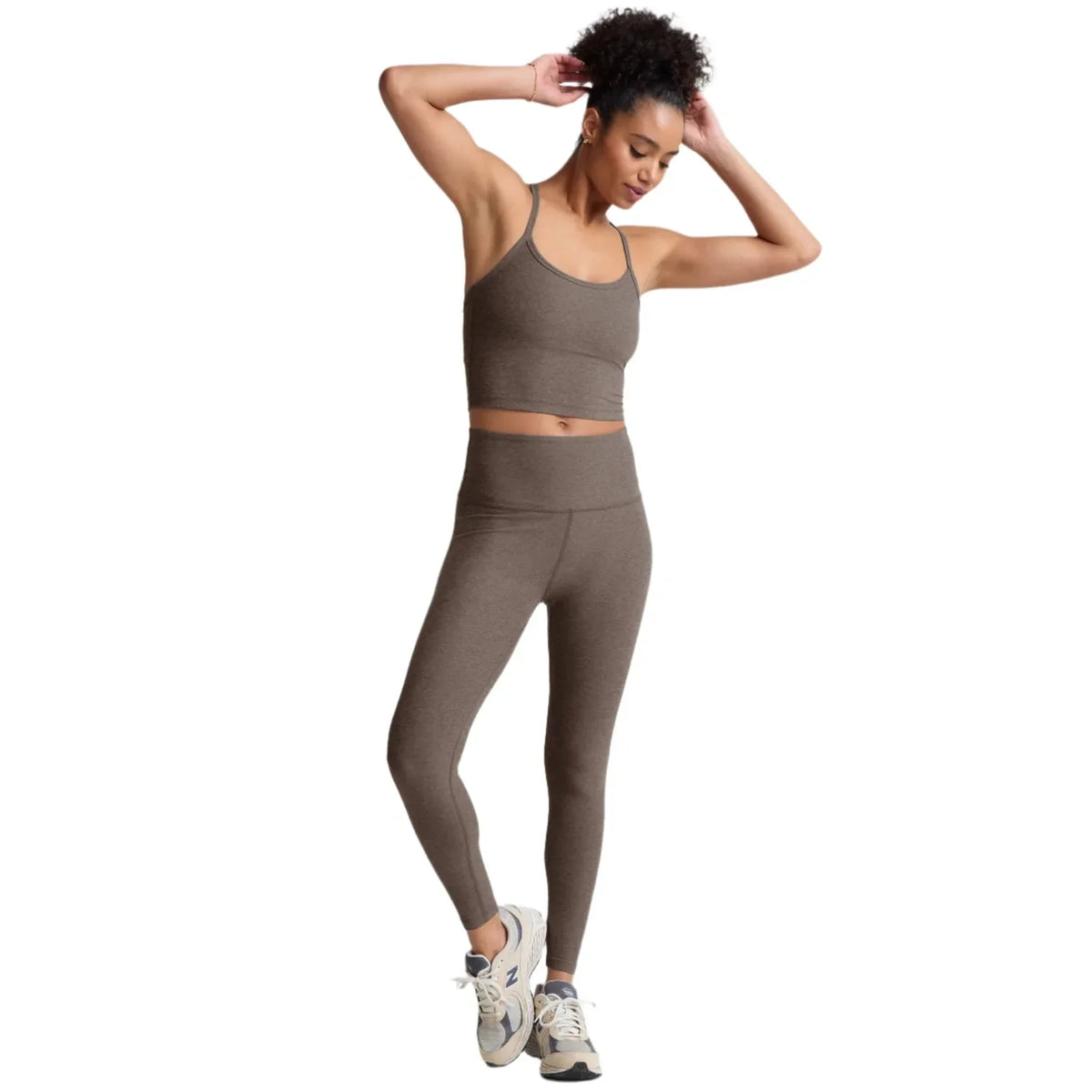 Women's Spacedye Slim Racerback Cropped Tank