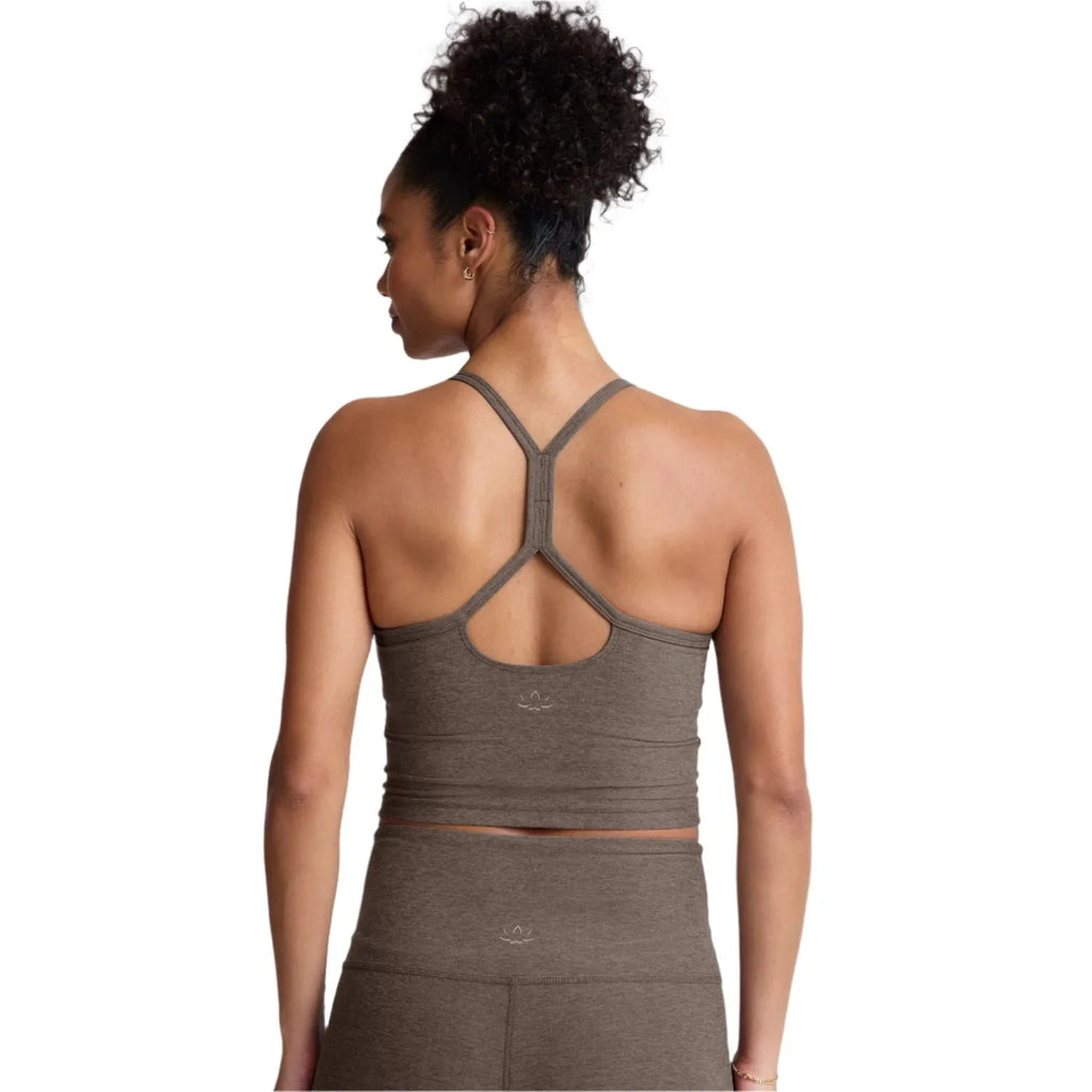 Women's Spacedye Slim Racerback Cropped Tank