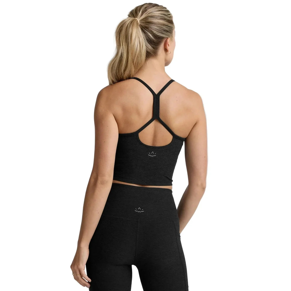 Women's Spacedye Slim Racerback Cropped Tank