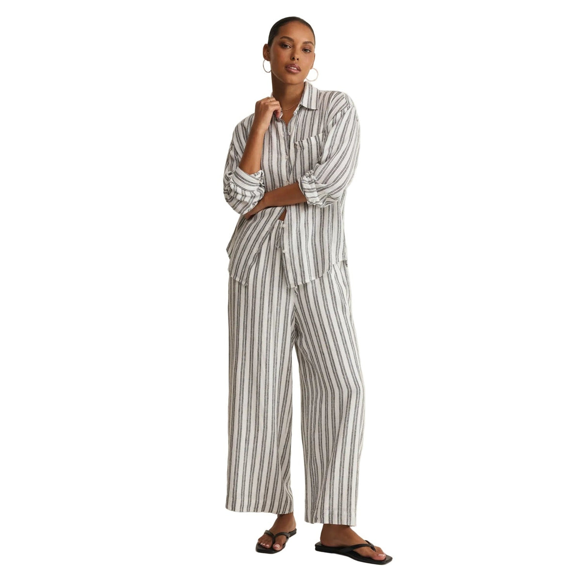 Women's The Perfect Striped Button Up
