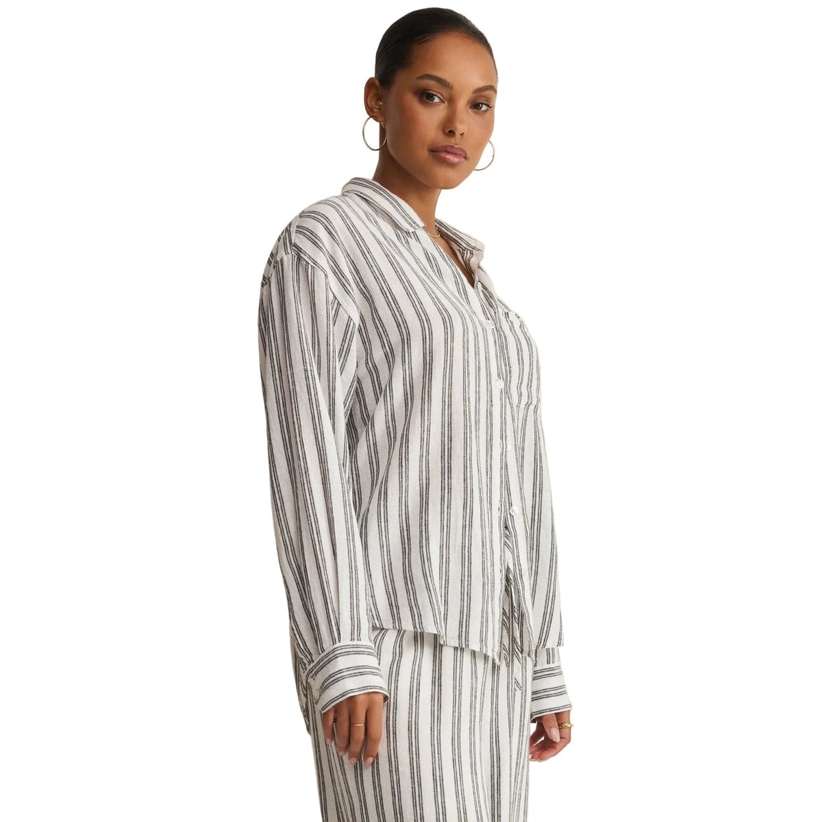 Women's The Perfect Striped Button Up