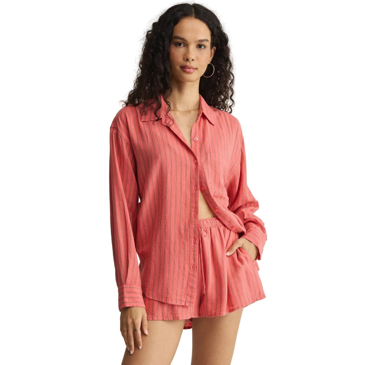 Women's The Perfect Striped Button Up